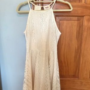 Mossimo Cream Lace Dress